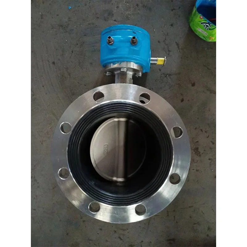 Asam alkali katup kupu -kupu flensa stainless steel khusus