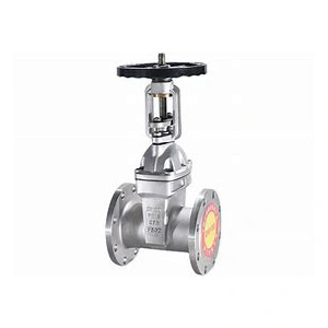 Batang stainless stem terbuka batang segel lembut katup gerbang flensa